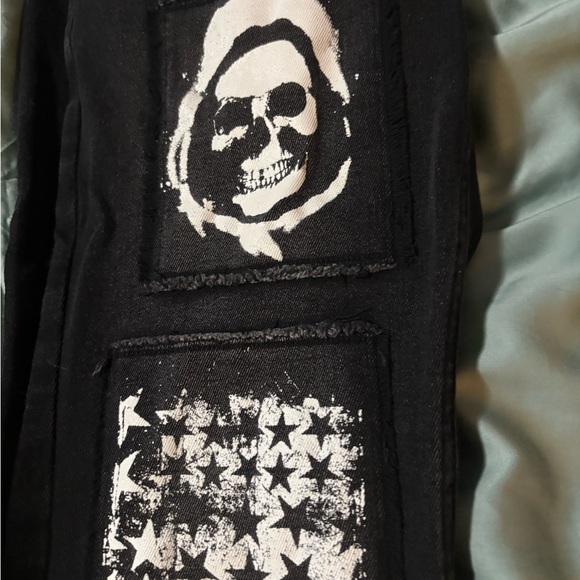 Brand new with tags hot topic women’s Goth jeans black 32 x 34 - Picture 5 of 8